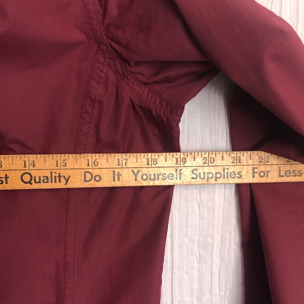 MOUNTAIN WAREHOUSE size 8 waterproof hooded zip up raincoat jacket 3/4 length - Picture 16 of 16